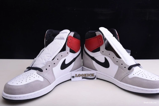 One Kick Smoke Light High 1 Jordan Grey 555088-126 OG Air 0727